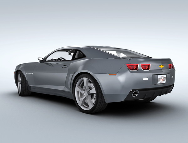 chevrolet camaro 3d model - Chevrolet Camaro (2010) by Swan3DStudios